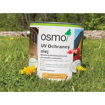 Osmo 420 UV ochranný olej Extra 2,5 l Bezbarvý – Zboží Dáma