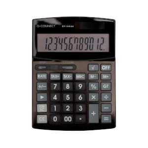 Q-CONNECT Настолен калкулатор 12 разряда kf19066 Калкулатори