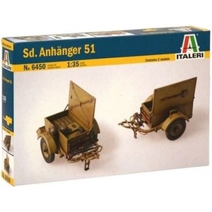 Italeri Italeri: Sd. Anhanger 51 Gunship модел на ремарке, 1: 35
