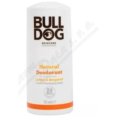BULLDOG Prírodný dezodorant Citrón a bergamot 75 ml