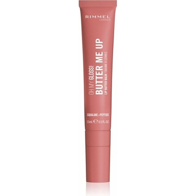 Rimmel Oh My Gloss! Butter Me Up hydratačný balzam na pery 007 Cappuccino 15 ml