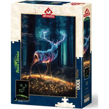 Image 1 of Art Puzzle - Puzzle Patronus neon - 1 000 piese