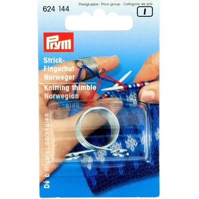 Kovový náprstek Prym pro dvě příze