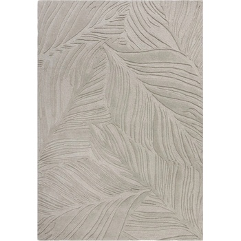 Image 1 of Flair Rugs Сив вълнен килим , 160 x 230 cm Lino Leaf - Flair Rugs (503119370115)