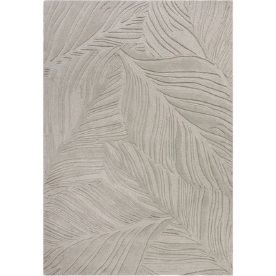 Flair Rugs Сив вълнен килим , 160 x 230 cm Lino Leaf - Flair Rugs (503119370115)
