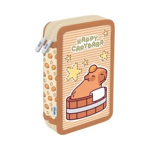 Spree Несесер двоен пълен Capybara 20x13 см
