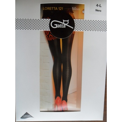 Gatta Loretta 121 50 DEN nero-černé