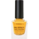 KORRES Лак с гел ефект с бадемово масло, Korres Gel Effect Nail Colour No54 Festive Red 11ml - apteka24 - 9,90 лв