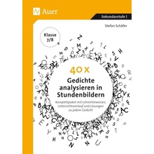 40 x Gedichte analysieren in Stundenbildern 7-8 Schfer Stefan