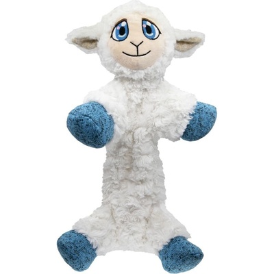 Kong Low Stuff Flopzie Lamb M 38 cm pískací pro psa ovečka bez náplně