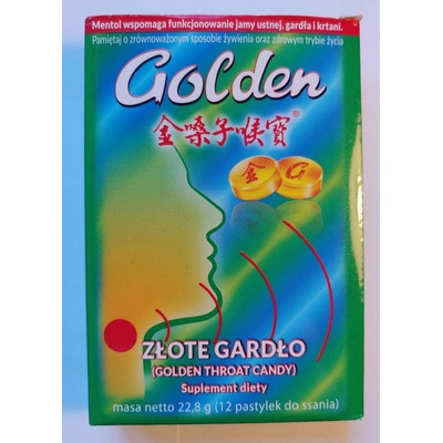 Golden Zlaté pastilky 12 ks