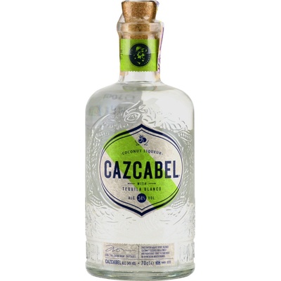 Cazcabel Coconut Tequila 34% 0,7 l (holá láhev)