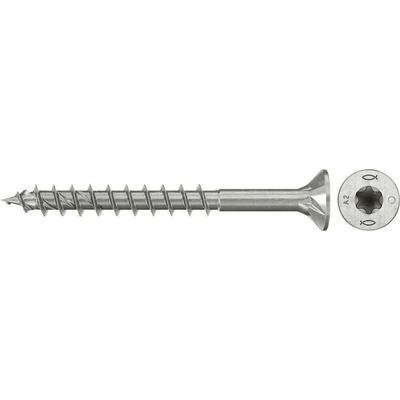 Fischer 574081 skrutky do drevotriesky 4.5 mm 70 mm TX Nerezová oceľ 100 ks