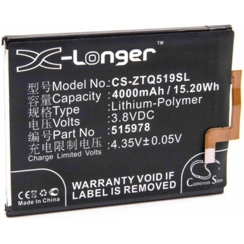 VHBW Батерия за ZTE Blade D2 / X3, 4000 mAh (800117077)