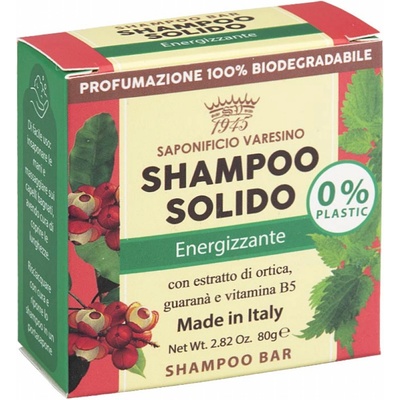 Saponificio Varesino Solid Shampoo Energizing tuhý šampon 80 g