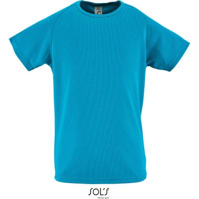 Sol's Collection tričko Sporty Kids COT-25116602285 Aqua