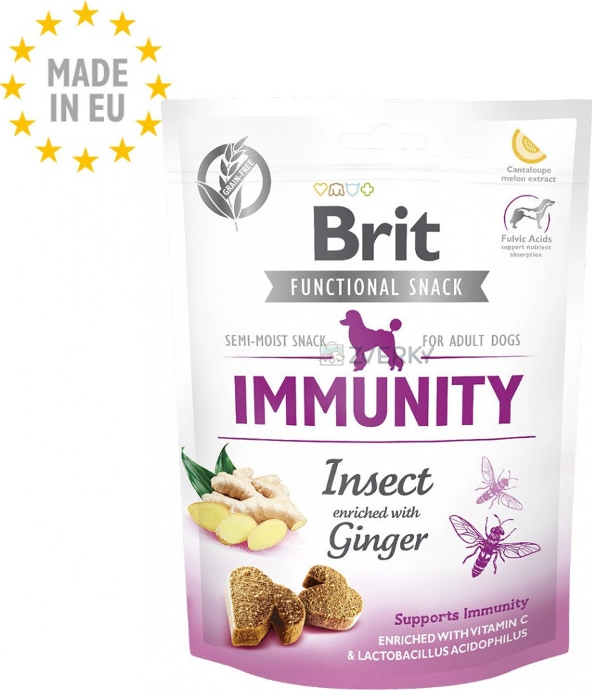 Brit snack Immunity isect & ginger 150 g Brit snack Immunity isect & ginger 150 g