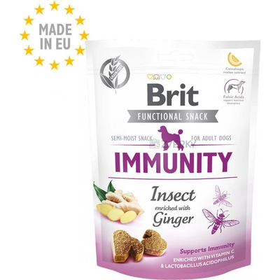 Brit snack Immunity isect & ginger 150 g