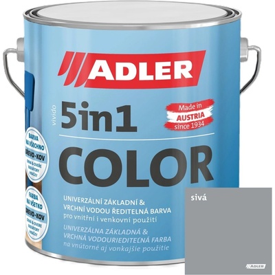 ADLER Slovensko 5 in 1 Color 2,5 l sivá