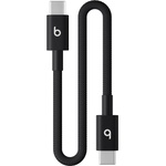 Beats Audio Beats USB-C to USB-C Woven Short Cable (20 cm) - Bolt Black (MEQ94ZM/A)