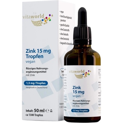 vitaworld Zinc Drops 15 mg [50 мл]