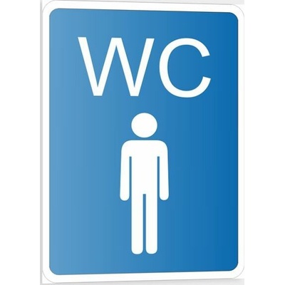 Traiva s.r.o WC Muži Verze: Plast 105 x 148 mm (A6) tl. 0.5 mm - Kód: 02590