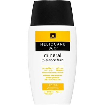 Heliocare 360° Mineral Tolerance слънцезащитен флуид за лице spf 50 унисекс 50 мл