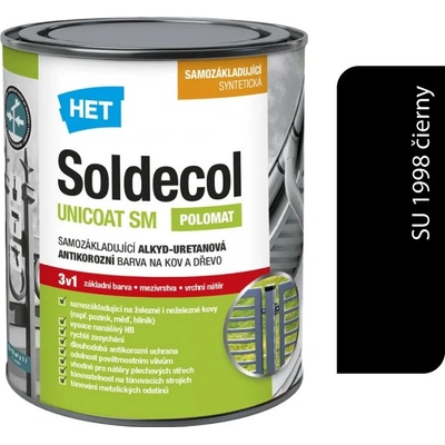 Het Soldecol Unicoat SM SU 1998 čierny 0,6l