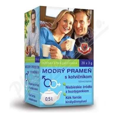 Herbex čaj Modrý pramen s kotvičníkem 20 x 3 g