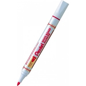 Pentel Маркер Pentel MW85, червен, от 1.0 до 1.9 mm, за бяла дъска (OK26843)