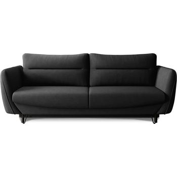 Eltap Черен шенилов разтегателен диван с място за съхранение 236 cm Silva - ELTAP (SO-SIL-10PO)