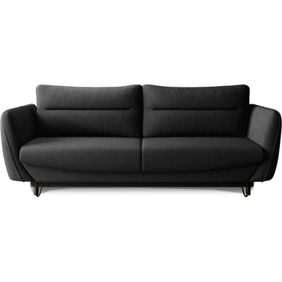 Eltap Черен шенилов разтегателен диван с място за съхранение 236 cm Silva - ELTAP (SO-SIL-10PO)