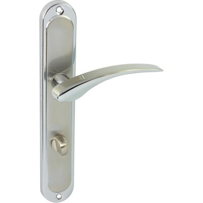 Walteco Kľučka CARP, zámok WC, rozteč 72mm, chróm/nikel , 70529