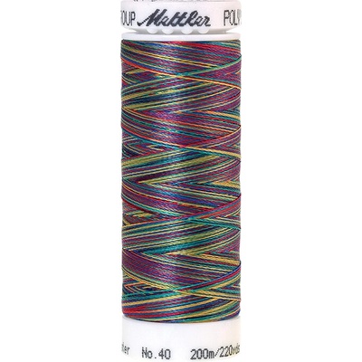 Nitě POLY SHEEN MULTI vyšívací 200m 200m art. 4820 polyester AMANN Mettler - více barev barva.: 9916 Confetti