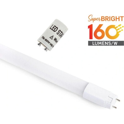 V-TAC LED Пура Т8 7W 60 см Nano Пластик 6400K lm/W - 216476 (216476)
