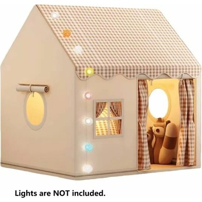 Manyuk Toys Hrací stan hnědý 100 x 120 x 130 cm