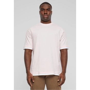 DEF Тениска DEF Visible Layer T-Shirt pink/white XLUB-DFTS237-04041 - Тъмносив, размер S