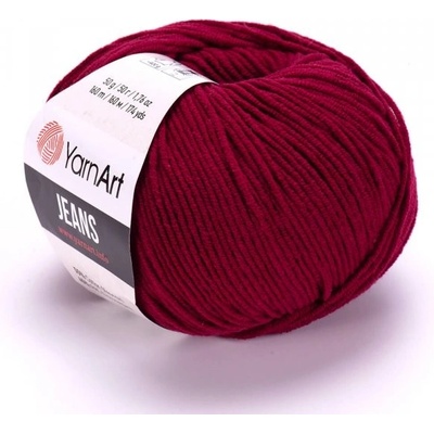 YarnArt Jeans 66 vínová
