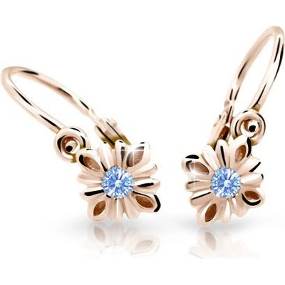 Cutie Jewellery detské náušnice zlaté C2261R-Arctic Blue