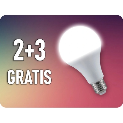 V-TAC E27 LED žiarovka 20W, 2452lm, A80, 2+3 Teplá biela