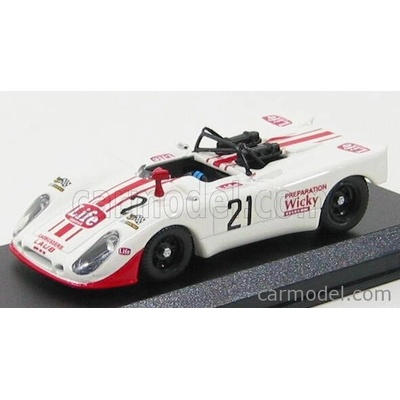 Wiky Best model Porsche 908 Flunder N 21 Monza 1971 Brambilla Mati Bílá 1:43