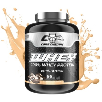 Core Champs Whey Protein | 100% Ultra Filtered Whey [2270 грама] Бисквити с крем