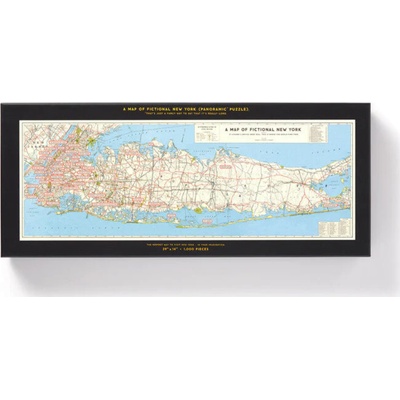 GALISON Panoramatické Mapa filmového New Yorku 1000 dielov