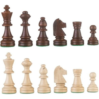 Dřevěné šachové figurky Staunton č. 6- zatížené – Zboží Dáma