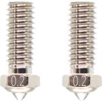 QIDI Tech Дюза с медно покритие за X-Smart 3/X-Plus 3/X-Max 3 - Комплект от 2 бр. - 0, 2 mm (728683349987)