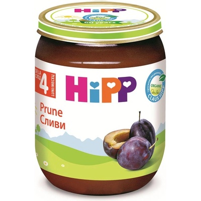 HiPP Био Пюре HiPP Сливи 125 гр. - 4+ месеца