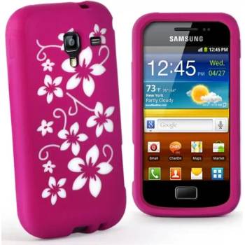 Image 1 of Samsung Galaxy Ace 2 I8160 Flora Силиконов Калъф Розов + Протект