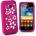 Samsung Galaxy Ace 2 I8160 Flora Силиконов Калъф Розов + Протект