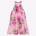 Guess Лятна рокля в розов цвят с цветя Guess