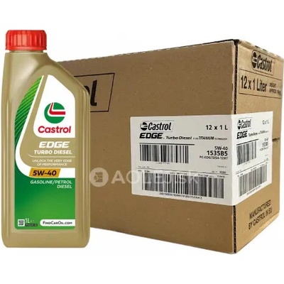 Castrol Edge Turbo Diesel 5W-40 12 l